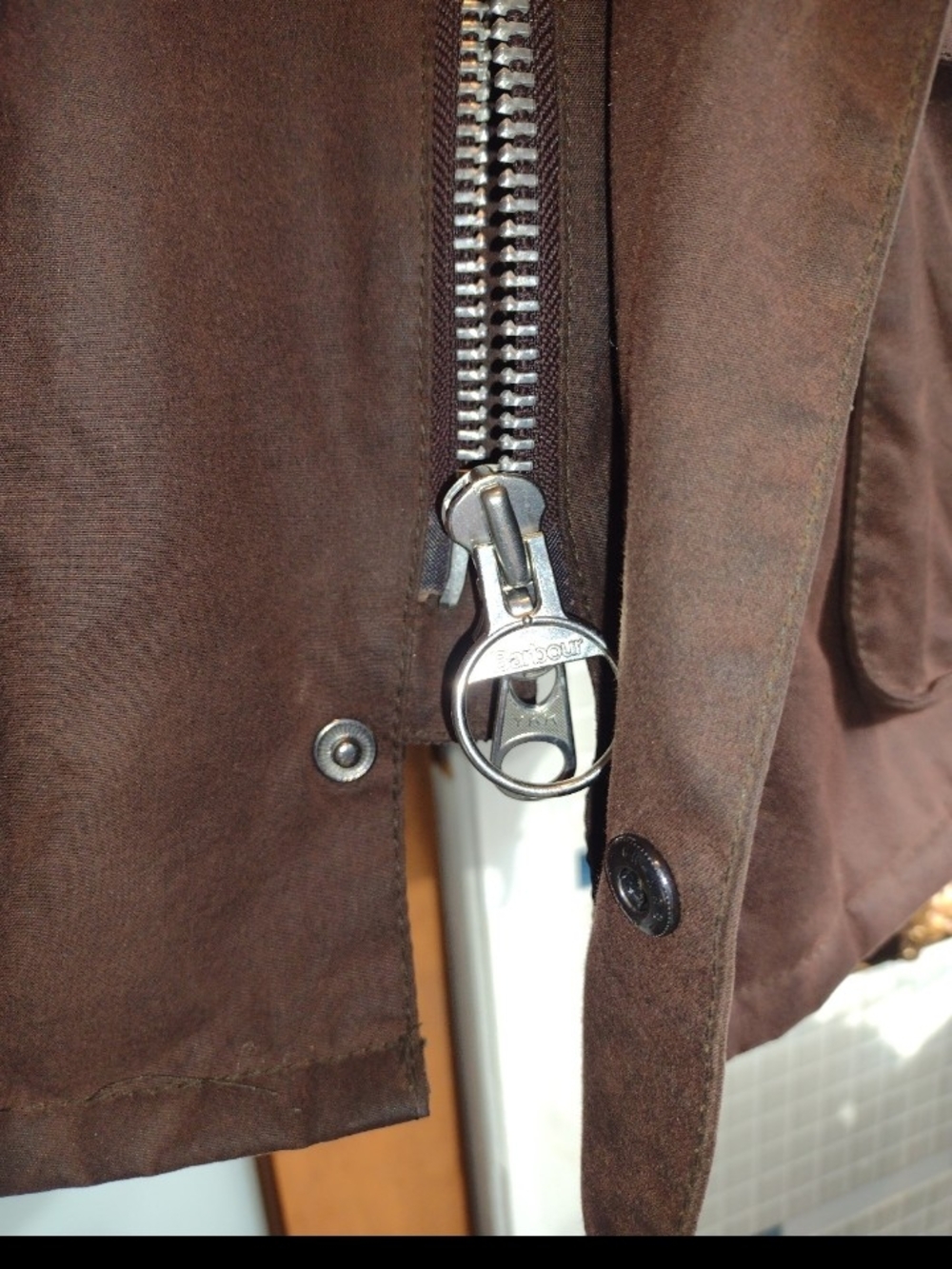 Barbour Men's Brown Waxed Cotton Field Jacket - Picture 7 of 12